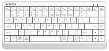 Клавиатура беспроводная A4TECH Fstyler FBK11 USB  BT/Radio slim, белый/серый (1/20) (FBK11 WHITE)