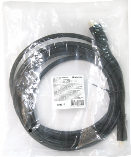 Кабель DEFENDER А/В HDMI-10 (ver. 1.4) HDMI(M)-HDMI(M), 3 м., PolyBag (1/40/80) (87457) фото 6
