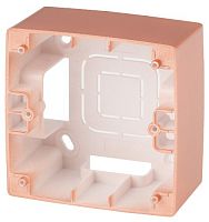 Коробка ЭРА, серии ЭРА 12, наклад. монтажа 1 пост, медь (20/200/ 12 00) 12 -6101-14