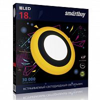 Светильник светодиодный SMARTBUY даунлайт с подсветкой SBL-DLB-18W-6500K-O-IP20 (1/20) (SBL-DLB-18-65K-O)