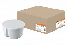 Распаячная коробка СП D80х40мм, крышка, серая, IP20, TDM (1/175) (SQ1402-1004)