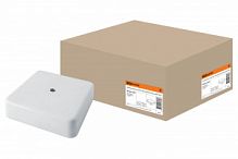 Коробка распаячная КР 100х100х29 ОП белая IP40 TDM (6/42) (SQ1401-0207)