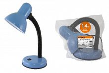 Светильник TDM настольный под лампу, на основании 60Вт, E27 синий (мягкая упак.) (SQ0337-0114)