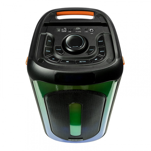 Портативная акустика напольная DIALOG Oscar AO-150, 40WRMS, Караоке с беспр. микр., BT+FM+USB+SD+LED, черный (1/1) фото 7