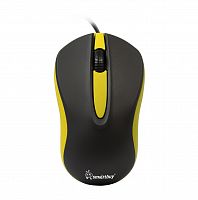 Мышь проводная Smartbuy 329, USB, черный/жёлтая (1/100) (SBM-329-KY)
