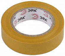 Изолента ЭРА из ПВХ 15мм*10м желтая (10/500/16000) (C0036554)
