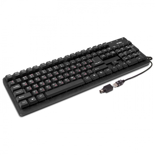 Клавиатура проводная SVEN Standard 301 USB чёрная (SV-03100301UB) фото 2