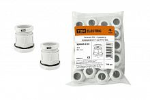 Сальник PGL 11 диаметр проводника 6-7 мм IP54 TDM (SQ0805-0101)