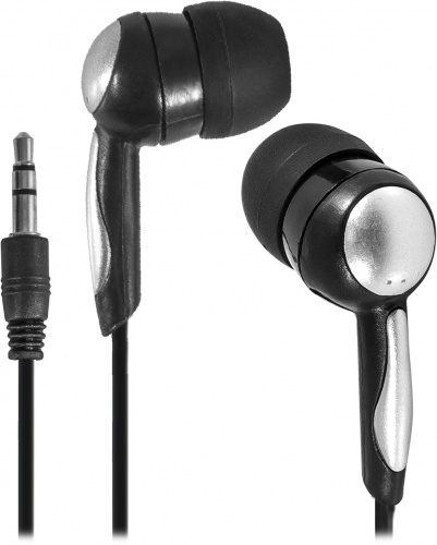 Наушники внутриканальные DEFENDER Basic 603 вакуумные, шнур 1.1 м, черные (1/100) (63603) фото 3