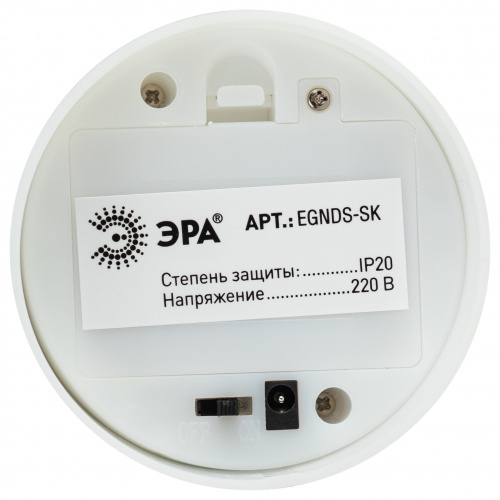 Проектор ЭРА светодиодный EGNDS -SK светильник новогодний Свеча Санта теплый свет LED 3*ААА 15 см (1/50) (Б0060551) фото 4