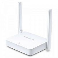 Роутер MERCUSYS MW301R N300 Wi- fi 802.11b, 802.11g, 802.11n 2.4 ГГц, 300Мбит/с, 2 внешние антенны (1/40)