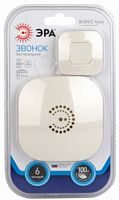 Звонок дверной ЭРА BIONIC Ivory беспроводной слоновая кость 6 мелодий (1/10/60) (Б0018090)