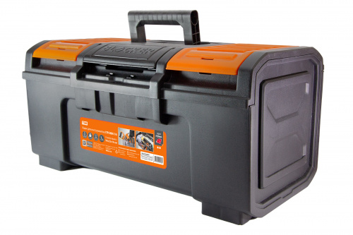 Ящик для инструментов ПРОФИ-16, 39х22х16 см, усилен., замок-автомат, лоток, органайзеры, «Рубин» TDM (1/6) (SQ1032-0204)