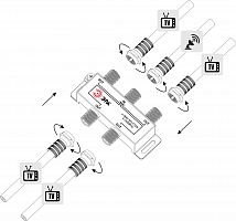 Делитель ТВ ЭРА D-F-SAT-04 4 ответвления под F разъём 5-2500 МГц (1/10/100)