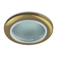 Светильник ЭРА WR1 GD влагозащищенный MR16 12V220V 50W золото (100/2000) (C0043846)