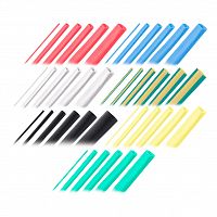 Термоусаживаемая трубка SMARTBUY 2/1-4/2-6/3-8/4-10/5-12/6 (7 цветов, 6 размеров, 10 см) (SBE-HST-as-ac) (10/10)