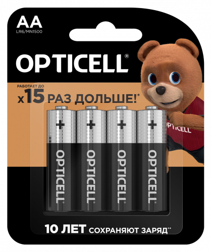 Элемент питания OPTICELL BASIC LR6 BL4 (4/48/192/16128) (5051001)