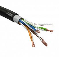Кабель ЭРА витая пара F/UTP Cat5e 4x2x24 AWG CU PE OUTDOOR 305 м (1/32) (1/32) (Б0044689)