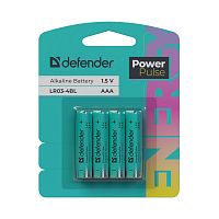 Элемент питания DEFENDER LR03 ААА PowerPulse BL4 (40/240) (56023)