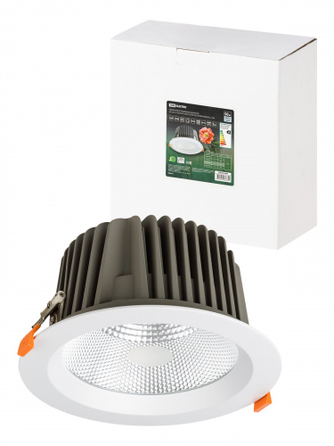 Светильник светодиодный TDM " Даунлайт" встраиваемый DCL-01-050 50 Вт, 4000 К, 80 Ra, IP20, прозрачный расс., (1/8) (SQ0369-0408) Светильник светодиодный TDM " Даунлайт" встраиваемый DCL-01-050 50 Вт, 4000 К, 80 Ra, IP20, прозрачный расс., (1/8) (SQ0369-0408)