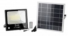 Прожектор светодиодный ЭРА уличный на солн. бат. 150W 1500 lm 5000K с датч. движения ПДУ IP65 (1/4) (Б0049548)