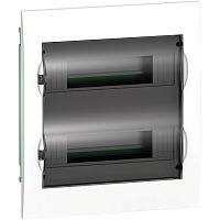 Бокс С/У EASY9 встраив. с прозр. дверью 2ряда 24мод. Systeme Electric EZ9E212S2FRU (1/4)