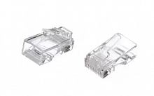 Коннектор RJ-45 (8P8C) для UTP кат. 6 (Цена за упаковку 100 шт.) VCOM <NM006-1/100> (1/50)