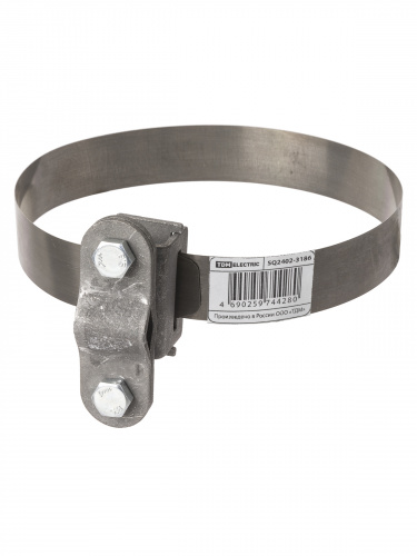 Держатель хомут Ø10-160 мм нержавеющая сталь, для прута Ø6-10 мм, стальной зажим термодиффузия TDM (1/50) (SQ2402-3186) фото 2 Держатель хомут Ø10-160 мм нержавеющая сталь, для прута Ø6-10 мм, стальной зажим термодиффузия TDM (1/50) (SQ2402-3186) фото 2
