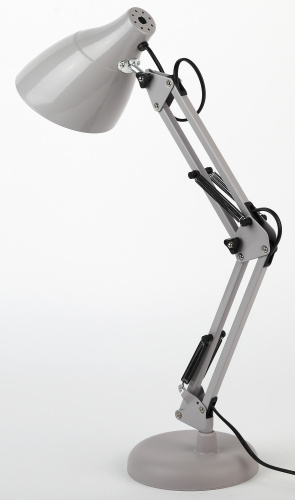 Светильник ЭРА настольный под лампу N-123-Е27-40W-GY серый (12/96) (Б0047199) фото 6