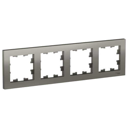 Рамка 4-м ATLASDESIGN универс. сталь Systeme Electric ATN000904 (1/5/20) Рамка 4-м ATLASDESIGN универс. сталь Systeme Electric ATN000904 (1/5/20)