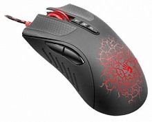 Мышь проводная игровая A4TECH Bloody AL90 Blazing, лазерная (8200dpi) USB2.0 (8but), черный (1/20) (AL90 ACTIVATED)