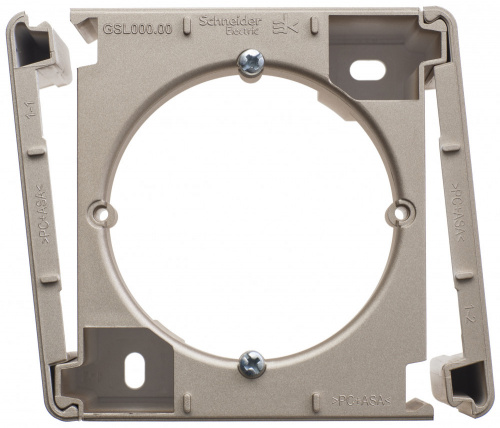 Коробка О/У GLOSSA титан Systeme Electric GSL000400 (1/16/96) Коробка О/У GLOSSA титан Systeme Electric GSL000400 (1/16/96)