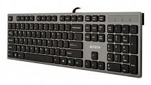 Клавиатура A4 KV-300H серый/черный USB slim (дубльKV-300H)