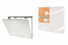 Люк под плитку, алюминиевый, съемный, нажимной, ограничитель-цепочка, 500х300, TDM (1/1) (SQ1807-0609)