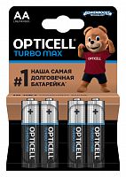 Элемент питания OPTICELL TURBO MAX LR6 BL4 (4/192)  (6053003)