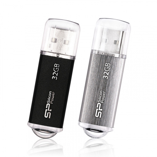 Флеш-накопитель USB  32GB  Silicon Power  Ultima II  чёрный (SP032GBUF2M01V1K) фото 3