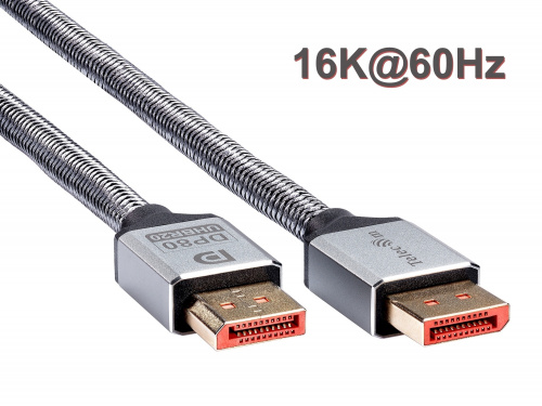 Кабель соединительный DP--> DP v2.1 16K@60Hz 2м , медь, TELECOM <TCG850-2M> фото 2