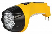 Фонарь SMARTBUY SBF-89-Y, жёлтый, аккум-ный, 15LED+10LED, 4V 0.8Ah, ЗУ 220V (1/60)