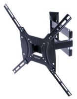 Кронштейн для телевизора Kromax DIX-24 черный 15"-55" макс.35кг настенный поворотно-выдвижной и накл (28014)