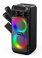 Колонка портативная Smartbuy MEGA BOOM 2, 2.0, 50Вт, напольная, BT, MP3, FM, 2 микрофона, ПДУ (SBS-5600)