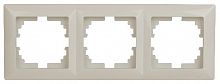 Рамка INTRO на 3 поста, СУ, Solo, сл.кость (14/280/2240) 4-503-02 (Б0043418)