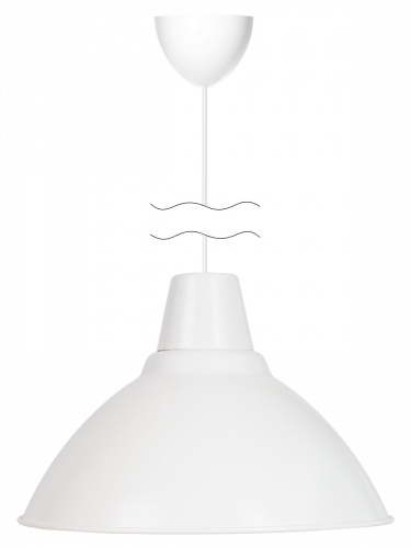 Светильник НСБ 2537/1 "Steel" 40 Вт, E27, опал, шнур белый TDM (1/1) (SQ0313-0046) фото 3 Светильник НСБ 2537/1 "Steel" 40 Вт, E27, опал, шнур белый TDM (1/1) (SQ0313-0046) фото 3