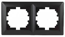 Рамка INTRO на 2 поста, СУ, Solo, антрацит (20/400/4800) 4-502-05 (Б0043414)