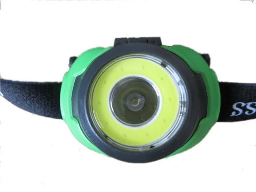 Фонарь GAUSS светодиодный налобный GFL303 1W+3W 80lm+150lm 3 режима 3xAAA блистер 1/12/60 (GF303)