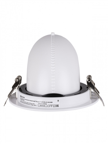 Светильник светодиодный TDM встраиваемый поворотный "Акцент-1" DSL-01-030-WW 30 Вт, 24°, 3000 К, 90 Ra, IP40, (1/20) (SQ0369-0401) фото 4 Светильник светодиодный TDM встраиваемый поворотный "Акцент-1" DSL-01-030-WW 30 Вт, 24°, 3000 К, 90 Ra, IP40, (1/20) (SQ0369-0401) фото 4