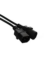 Кабель монитор - компьютер 220V (UPS -> устройство) <VDE> 3G*0.75mm2 VCOM <CE001-CU0.75-5>, 5,0м (1/20) (CE001-CU0.75-5M)