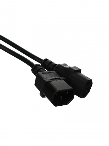 Кабель монитор - компьютер 220V (UPS -> устройство) <VDE> 3G*0.75mm2 VCOM <CE001-CU0.75-5>, 5,0м (1/20) (CE001-CU0.75-5M)