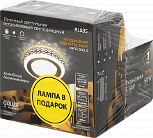 Светильник светодиодный GAUSS Backlight BL085 3W + Лампа MR16 6,5W 470lm 3000K GU5.3 (комплект) (BL085P)