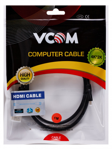 Кабель HDMI-19M -- MicroHDMI-19M ver 2.0 1m VCOM <CG587-1M> (1/70) фото 4 Кабель HDMI-19M -- MicroHDMI-19M ver 2.0 1m VCOM <CG587-1M> (1/70) фото 4