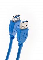Кабель удлинительный AOPEN USB 3.0 - AF, 3 м., синий (1/40) (ACU302-3M)